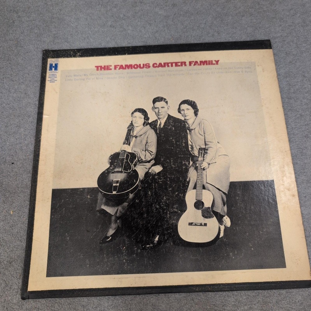 The Famous Carter‎ Family Vinyl LP Harmony HS 11332 Country Folk Record